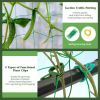 A-Frame Garden Cucumber Trellis with Netting for Climbing Plants Outdoor