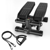 Steppers for Exercise, Stair Stepper with Resistance Bands, Mini Stepper with 330LBS Loading Capacity, Hydraulic Fitness Stepper with LCD Monitor