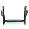 Outdoor 2-in-1 Garden Stool and Kneeler;  Garden Bench with Tool Bags;  Kneeling Pad; Green