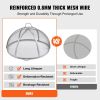 VEVOR Firepit Spark Screen Lid, 30" Diameter, Outdoor Firepit Ring Cover Round Accessories, Fire Pit Metal Cover