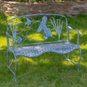 Bench/Arm Chair, Metal Furniture Collection, Garden, Porch, Outdoor Bench