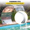 VEVOR Pool Waterfall Fountain Stainless Steel Fountain 15.4" x 7.9" x 1.5" Silver