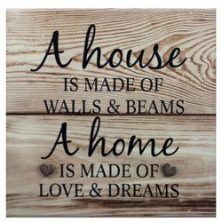 Wooden Wall Art (pack of 3)