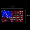 American Flag Net Light; Outdoor Waterproof Mesh Lights; LED String Light; Multicolor Lights