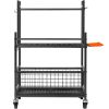 VEVOR Garden Tool Organizer, 16 Slots with Hooks, Yard Tool Tower Rack with Wheels for Garage Organization and Storage