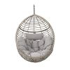 HANGING BASKET- GREY- NO STAND BASKET ONLY