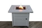 Steel Propane Fire Pit Table 25" H x 30" W