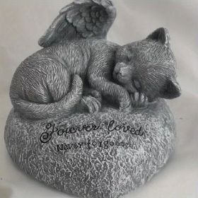 Cat Memorial Stone Or Resin Statue, Memorial Gift, For Cats Or Loss Of Cat Sympathy Gift