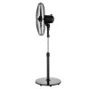 18" Fan Head, 48" Tall, 3-Speed Oscillating Pedestal Fan with Tilt Adjustable Fan Head, Black, New