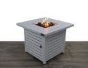 Steel Propane Fire Pit Table 25" H x 30" W