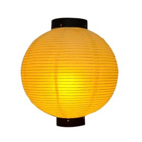 Japanese Style Home Decor Hanging Lantern Paper Lantern 12" [Beige]