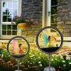 2pcs Fairy Solar Light Garden Decor; Fairy Decorative Garden LED Stake Lights For Walkway Yard Lawn Patio