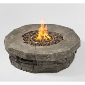 12" H x 37" W Outdoor Fire Pit Table