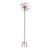 Wind Spinner with LED Light for Garden and Backyard, Bronze