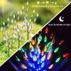 Tree Branch Leaf Shape Lamp IP65 Waterproof 3 PCS 60 LED Solar Garden Lights