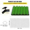 VEVOR Ground Grid, 1885 lbs per Sq Ft Load Geo Grid, 3" Depth Permeable Stabilization System for DIY Patio, Walkway, Shed Base, Light Vehicle Driveway