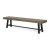 ACACIA WOOD BENCH GRAY