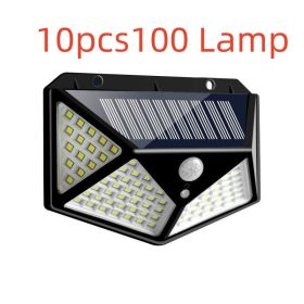 100 LED solar wall light (Option: 10pcs100 Lamp)