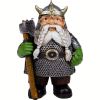 1pc Viking Victor Norse Gnome Statue, Viking Garden Gnome Figurines With Axe, Dwarf Ornaments