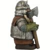 1pc Viking Victor Norse Gnome Statue, Viking Garden Gnome Figurines With Axe, Dwarf Ornaments