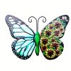 1pc/4pcs, Metal Butterfly Wall Art Decor, 3D Outdoor Sculpture Iron Hand-made Butterfly Wall Art