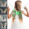 LED Fairy Wings Glowing Sparkle Butterfly Elf Princess Angel Wings Costumes Performance Photography Prop