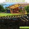 2Pcs Solar Powered String Lights 39.3FT 100LED Beads Fairy Star Lights